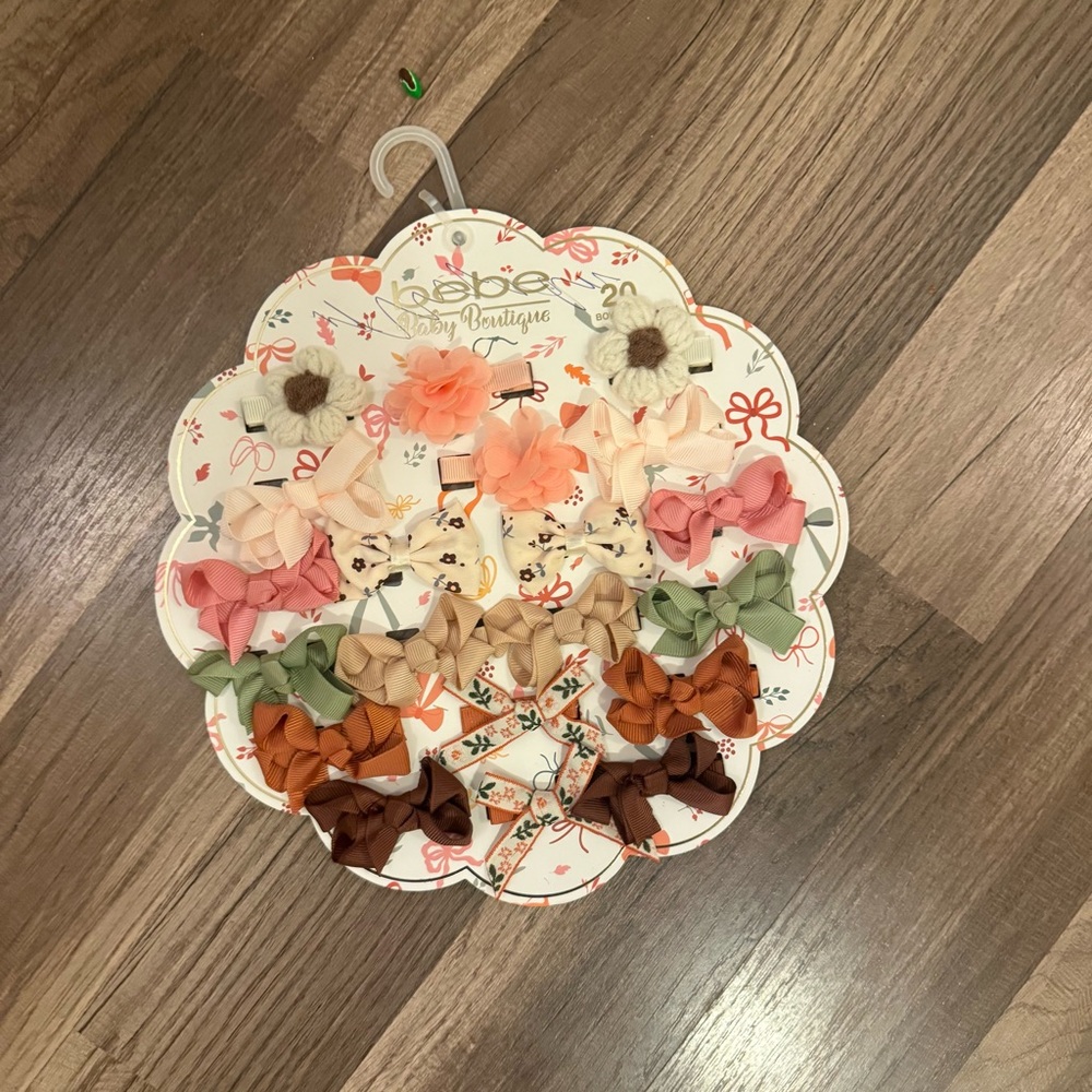 bebe Multicolor Hair Bow Set